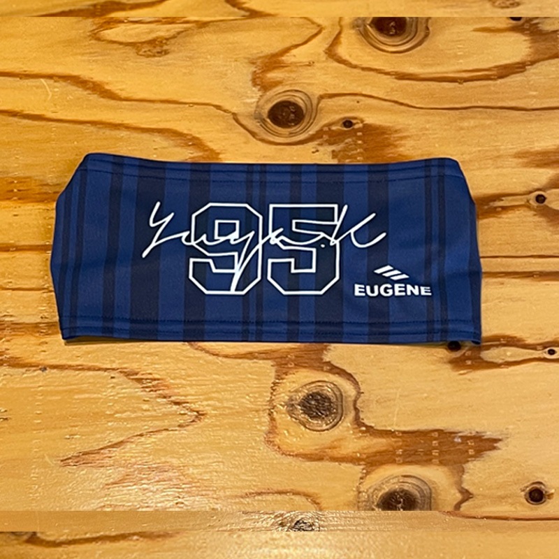 【ナンバー&テキスト変更可能】 EUGENE デザインストロークネーム ヘッドバンド