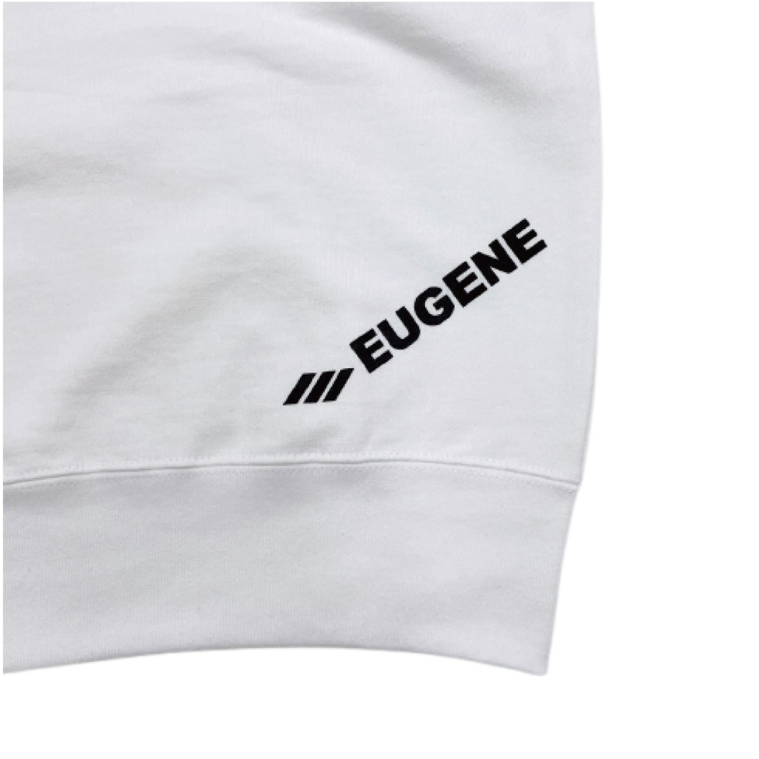 EUGENEオリジナル フードプルパーカー【ホワイト】