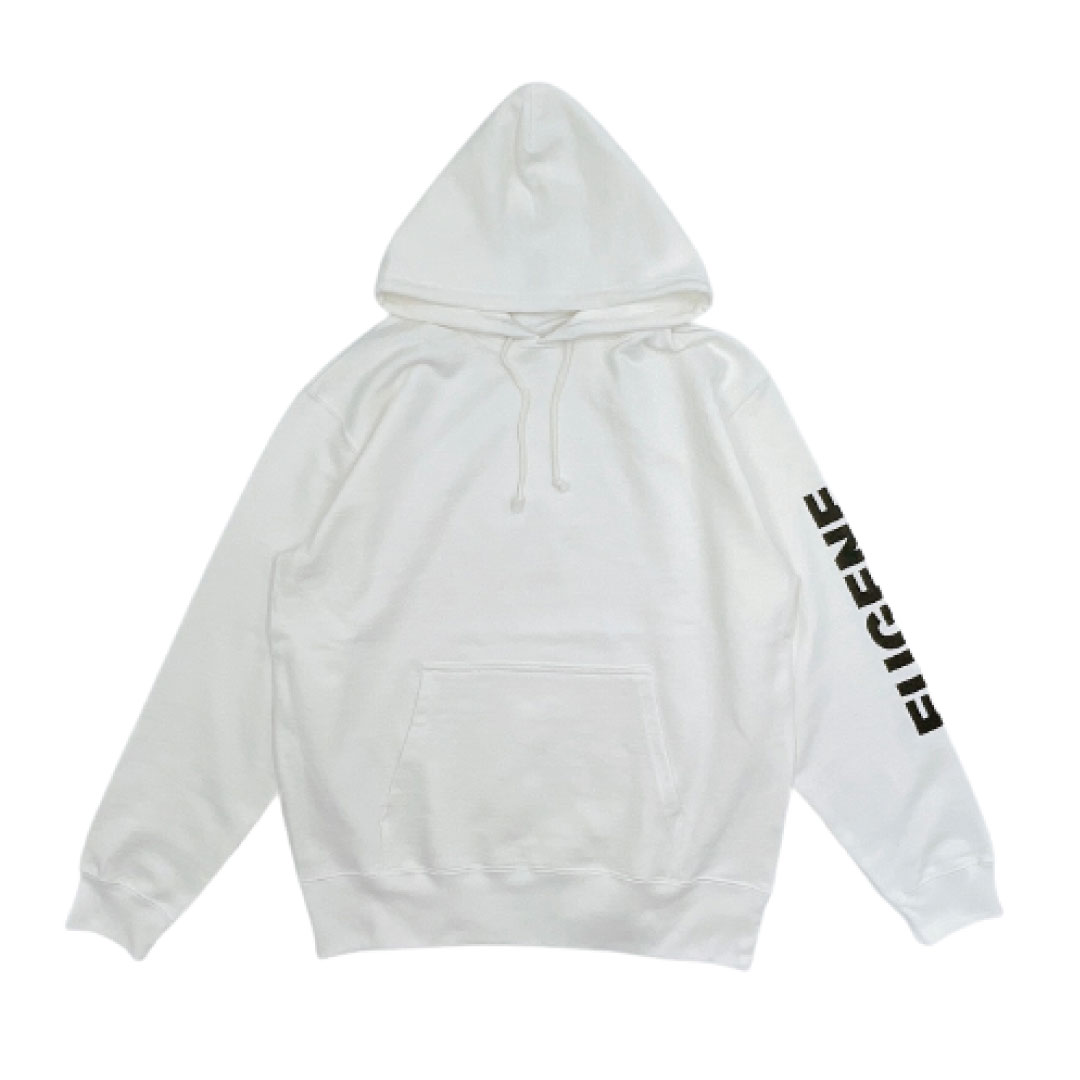EUGENEオリジナル フードプルパーカー【ホワイト】