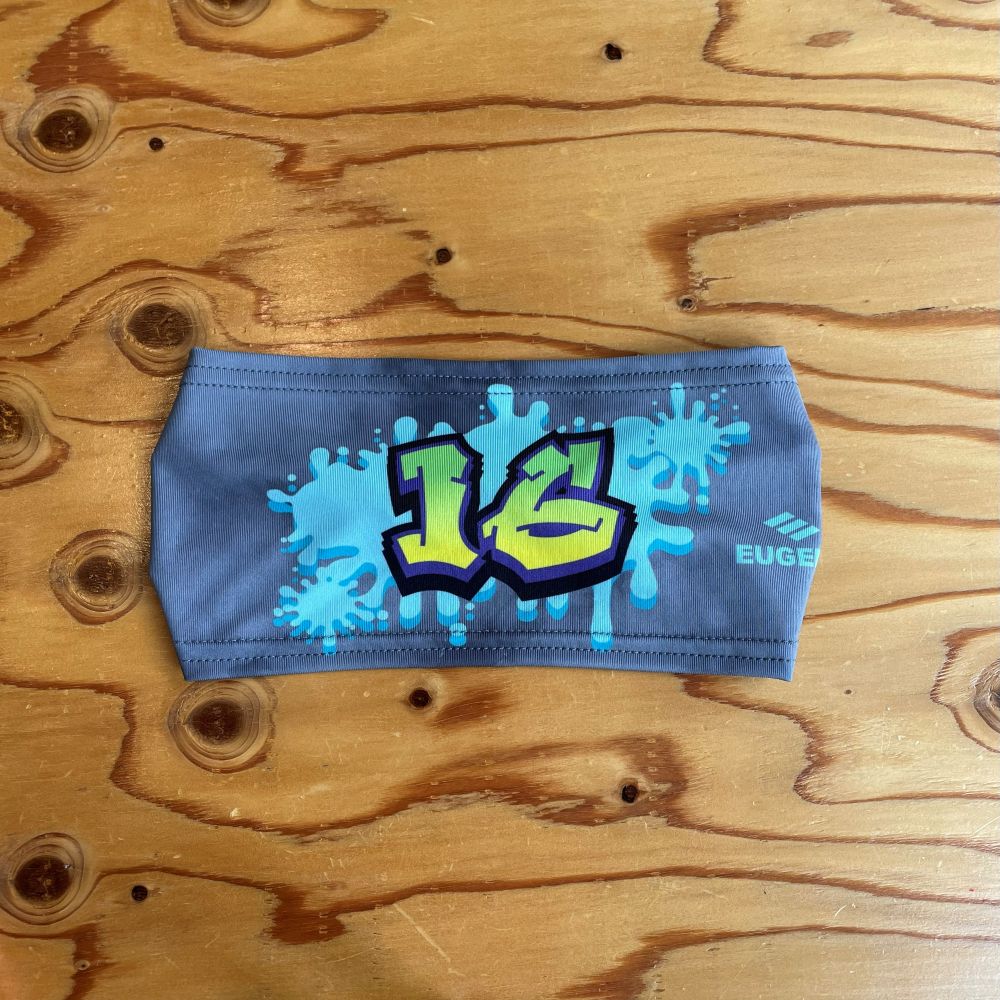 【ナンバー変更可能】 EUGENE ストリーム柄 ヘッドバンド