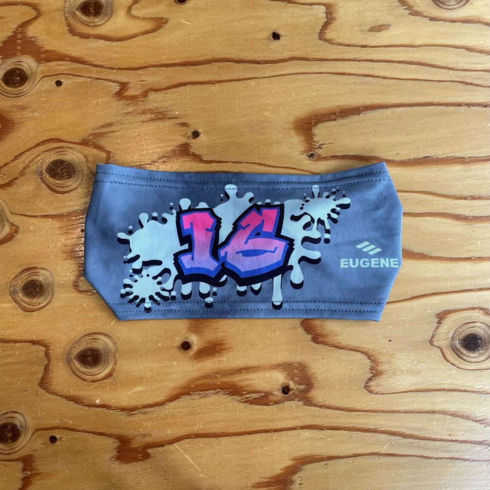 【ナンバー変更可能】 EUGENE ストリーム柄 ヘッドバンド