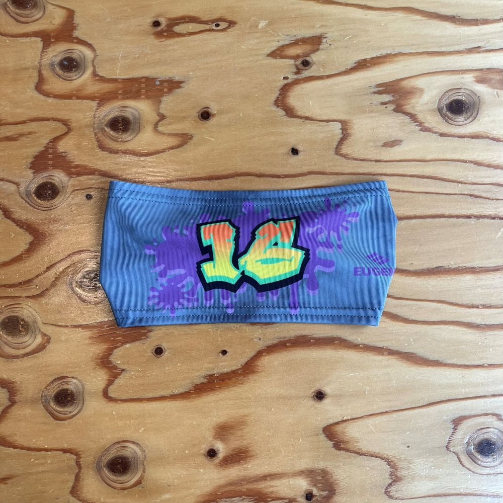 【ナンバー変更可能】 EUGENE ストリーム柄 ヘッドバンド