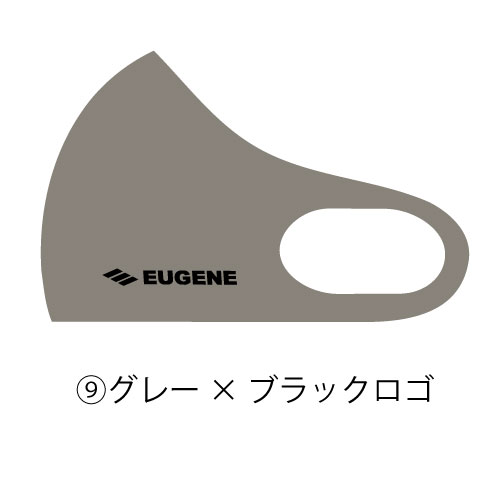 EUGENEオリジナル 立体クールUVマスク 【テキストロゴ】