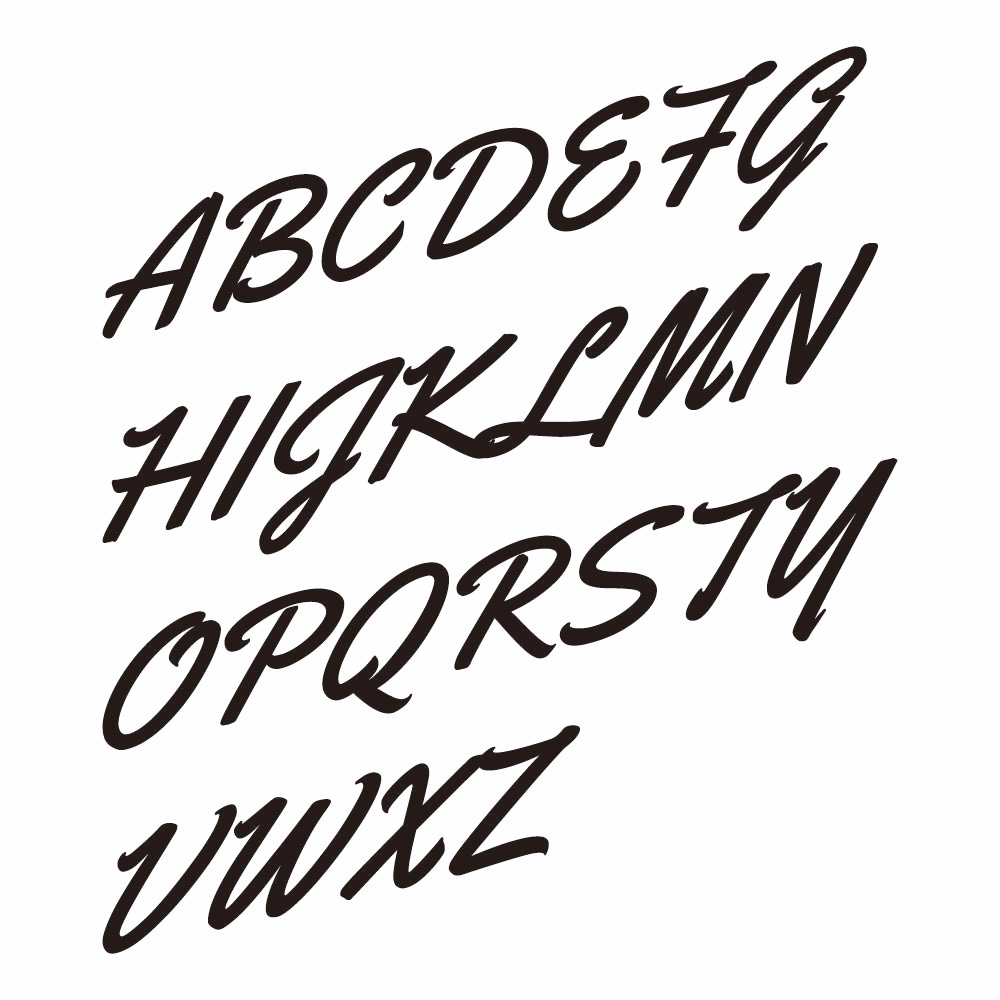 2wayアンダーシャツ スランティングネーム 【無地・七分袖】