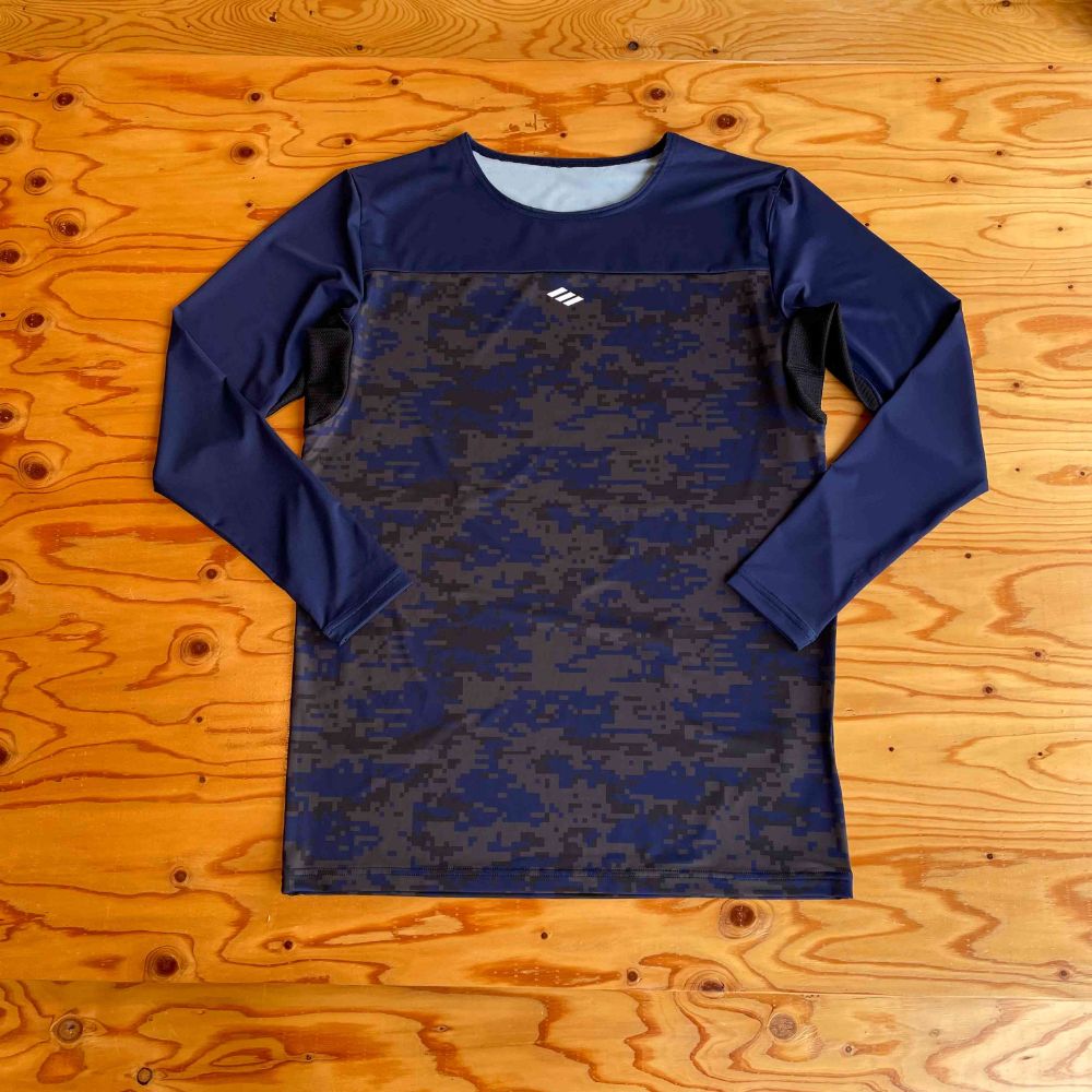 2wayオルタナーアンダーシャツ デジカモ柄【ネイビー】