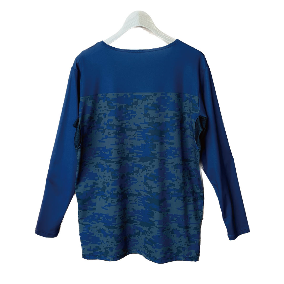 2wayオルタナーアンダーシャツ デジカモ柄【ネイビー】