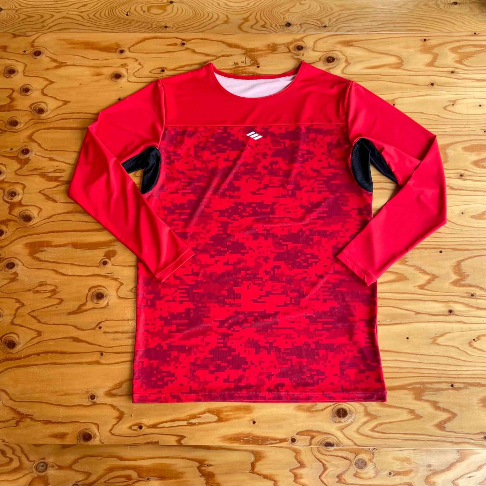 2wayオルタナーアンダーシャツ　デジカモ柄【レッド】