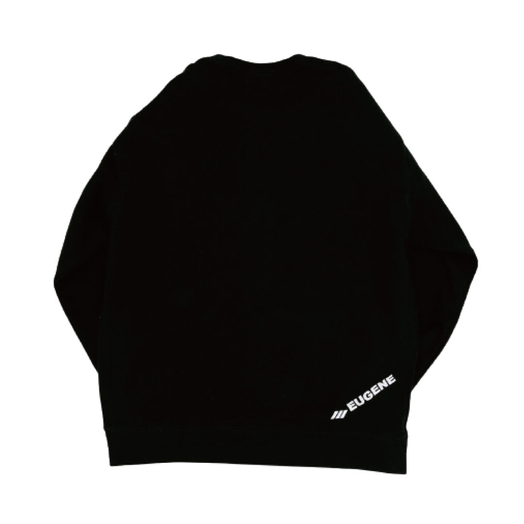 EUGENEオリジナル クルーネックスウェット【ブラック】（セットアップ可能）