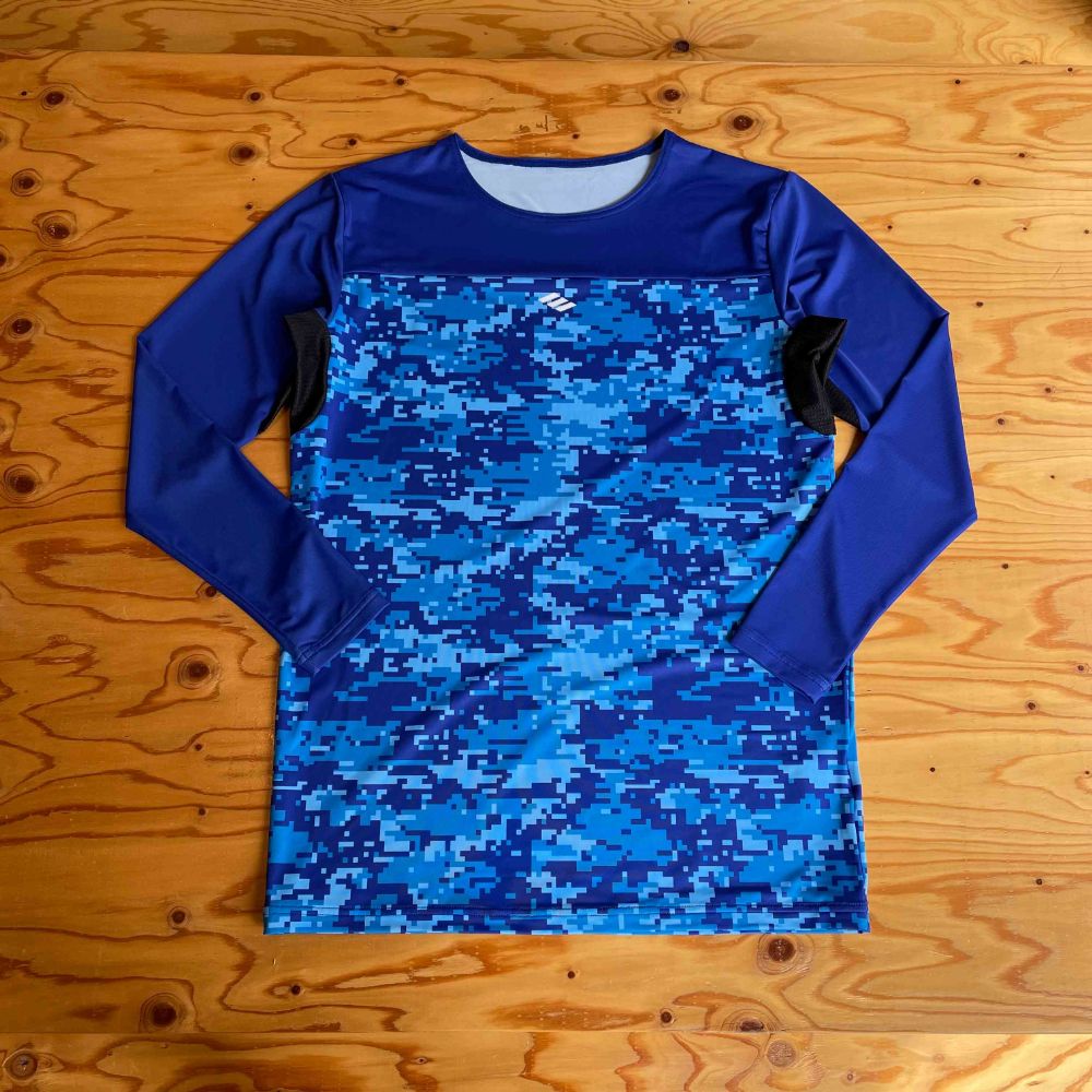 2wayオルタナーアンダーシャツ　デジカモ柄【ロイヤルブルー】