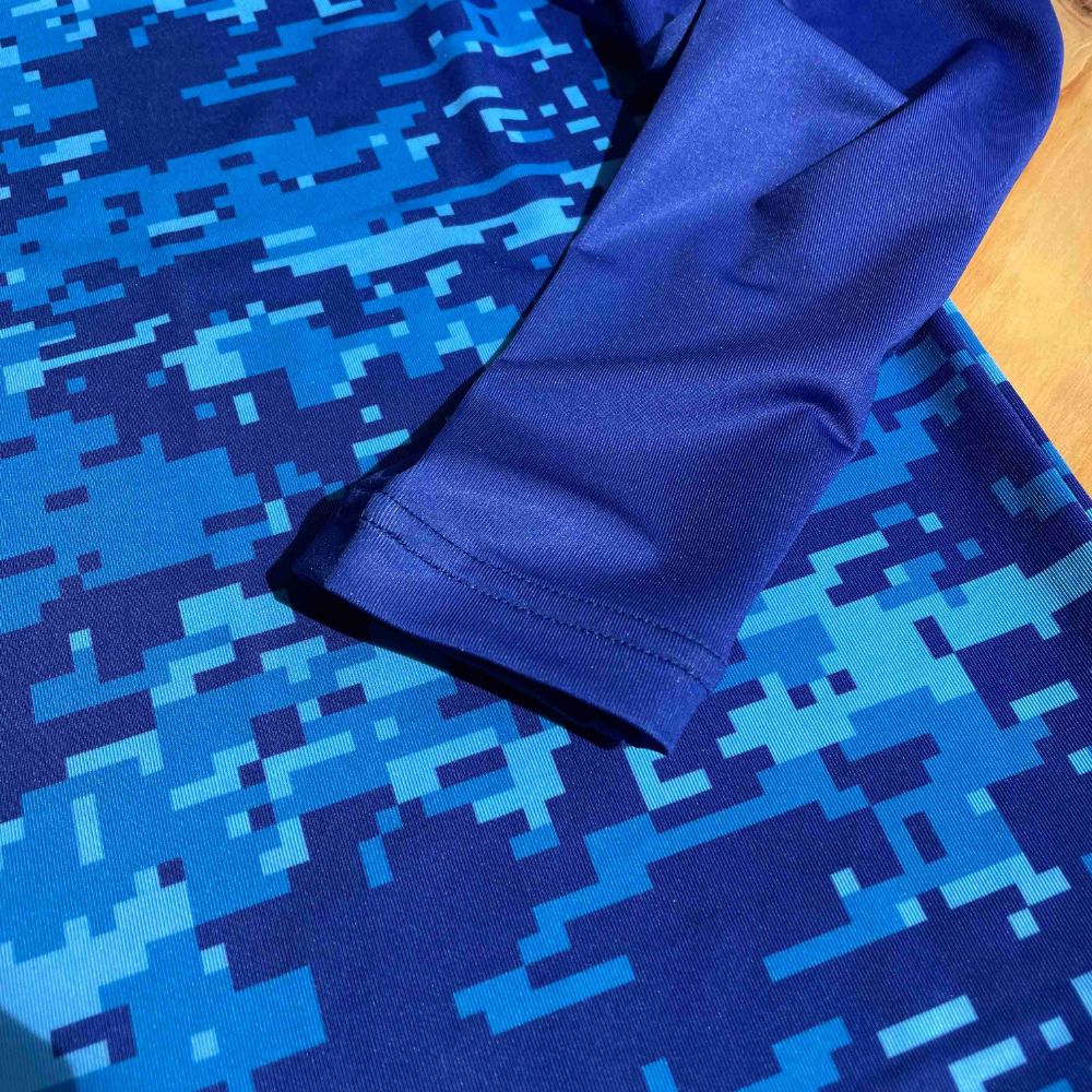 2wayオルタナーアンダーシャツ　デジカモ柄【ロイヤルブルー】