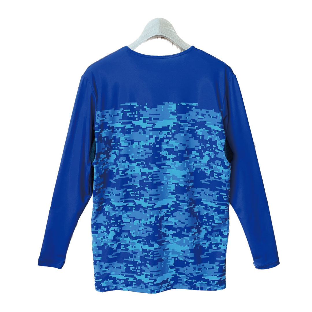 2wayオルタナーアンダーシャツ　デジカモ柄【ロイヤルブルー】