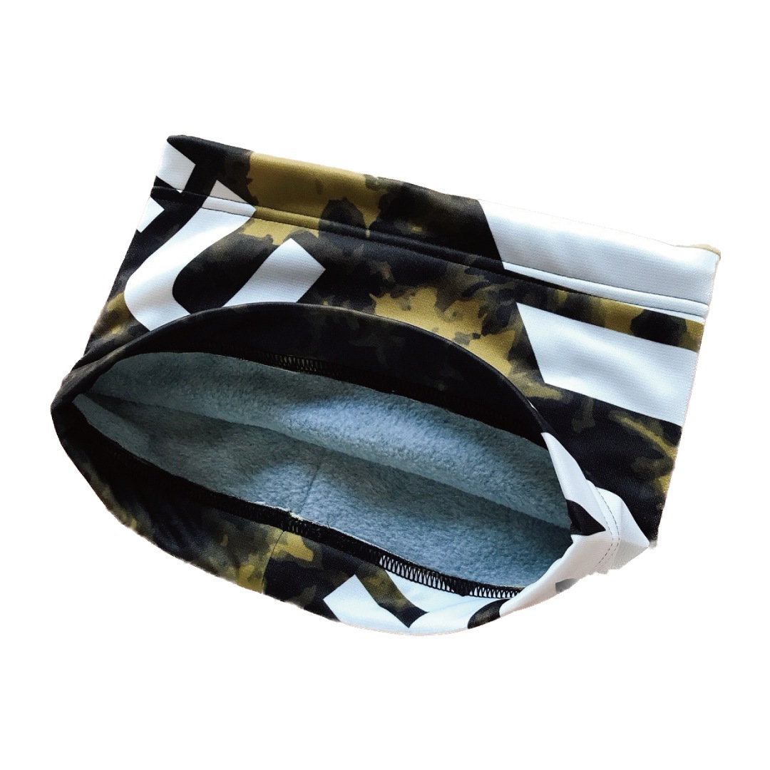 EUGENEオリジナル アースカラーネックウォーマー【裏ボアありビッグロゴ】