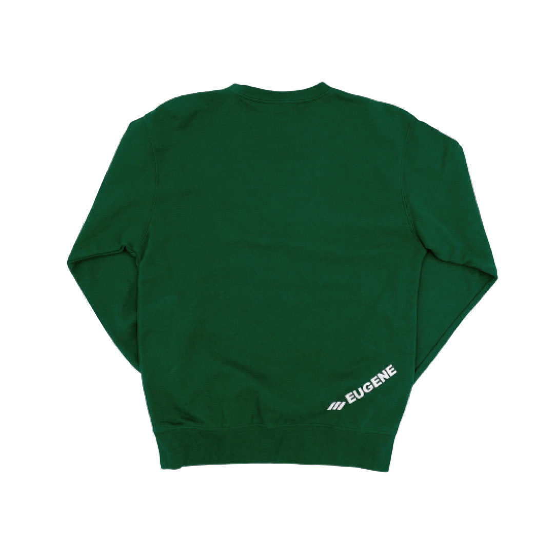 EUGENEオリジナル クルーネックスウェット【アイビーグリーン】（セットアップ可能）