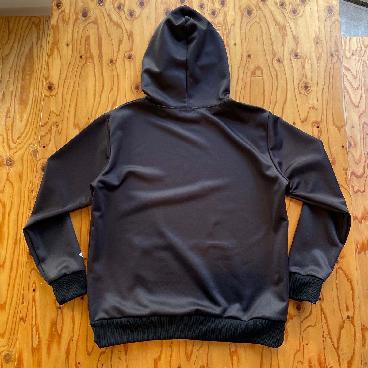 スムースドライパーカー 裏ボアなし【ブラック】