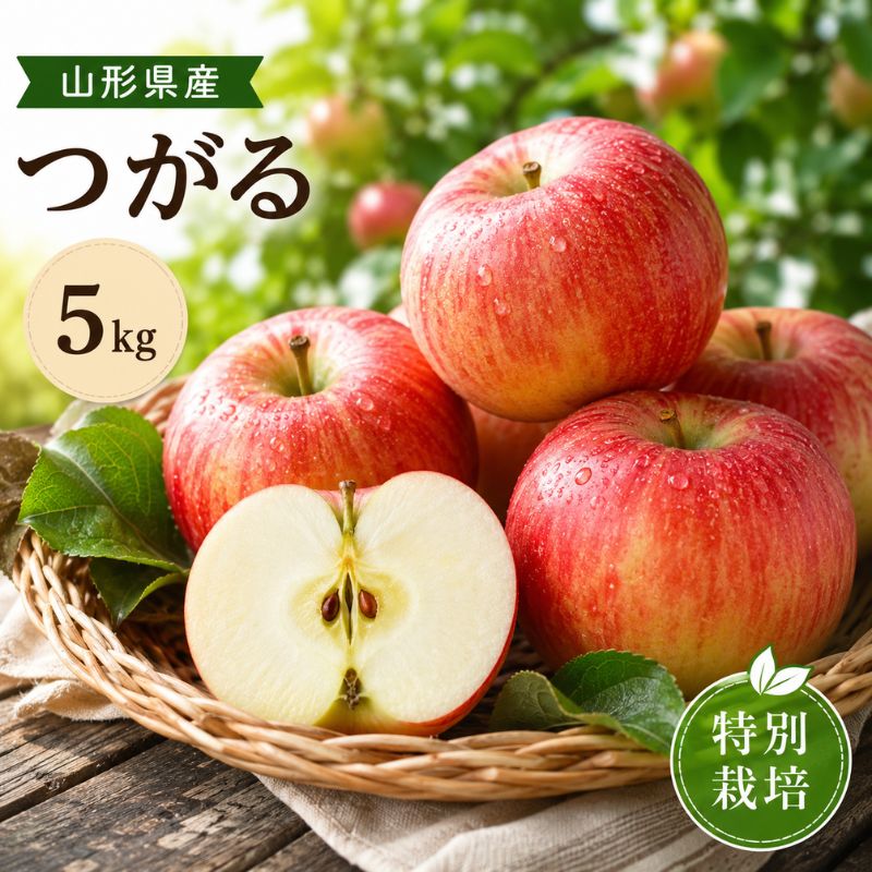 米沢郷のりんご　つがる5kg(山形県産)_s70