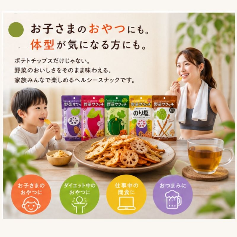 [選べる]野菜サクッチ20袋セット(にんじん、ごぼう、さつまいも、れんこん、かぼちゃから5袋×4種類)_s10