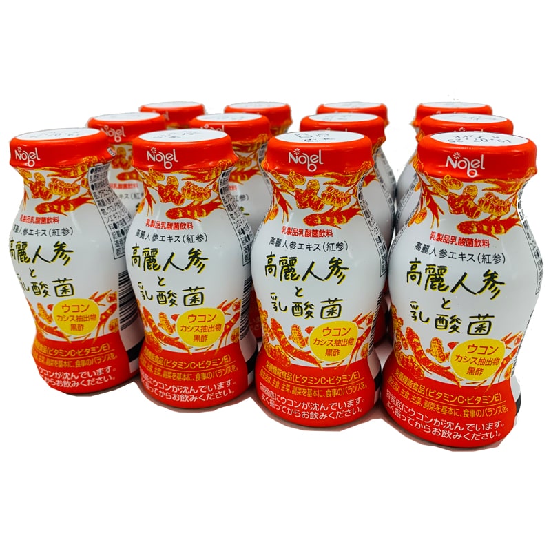 高麗人参と乳酸菌95g(ウコン・カシス抽出物・黒酢)(12本)_s25