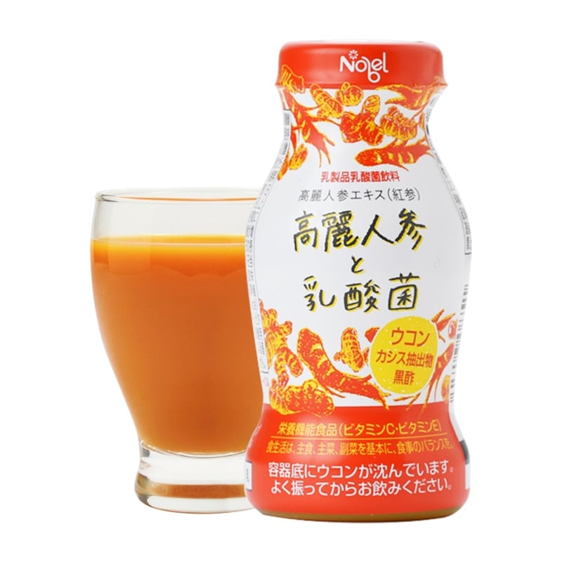 高麗人参と乳酸菌95g(ウコン・カシス抽出物・黒酢)(12本)_s25