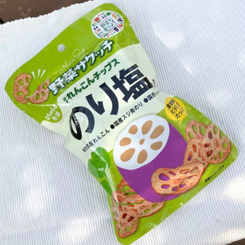 野菜サクッチ　国産れんこんチップス　のり塩（食べきりサイズ19g）_s10