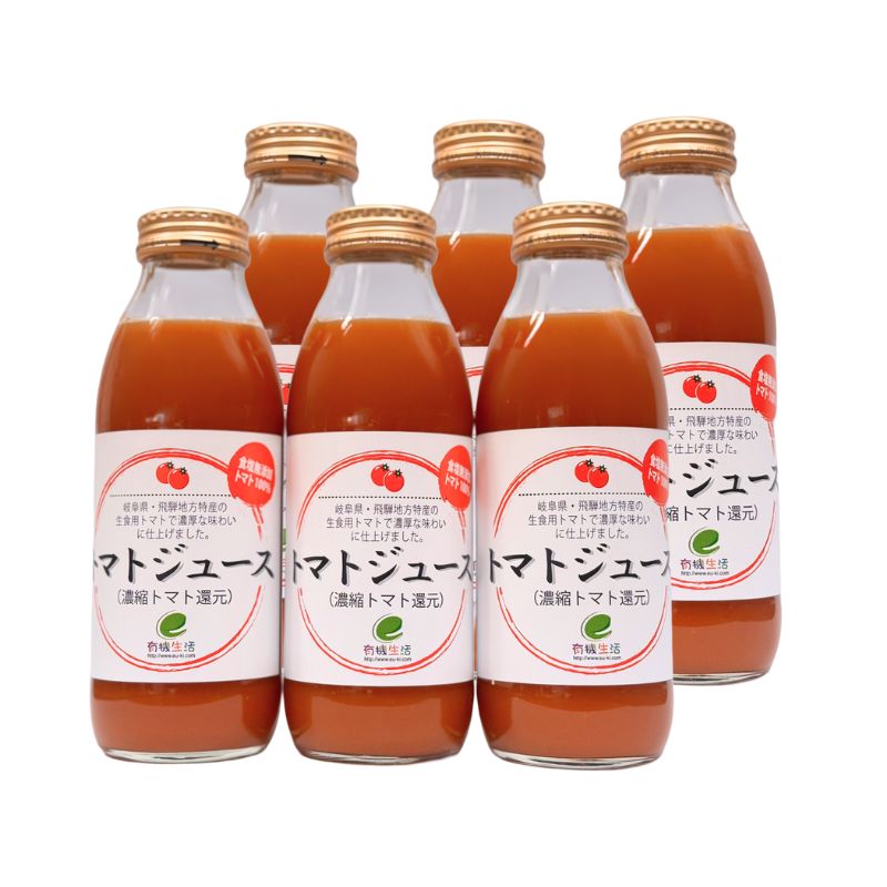 有機生活のトマトジュース(濃縮トマト還元)(無塩)350ml×6本_s10