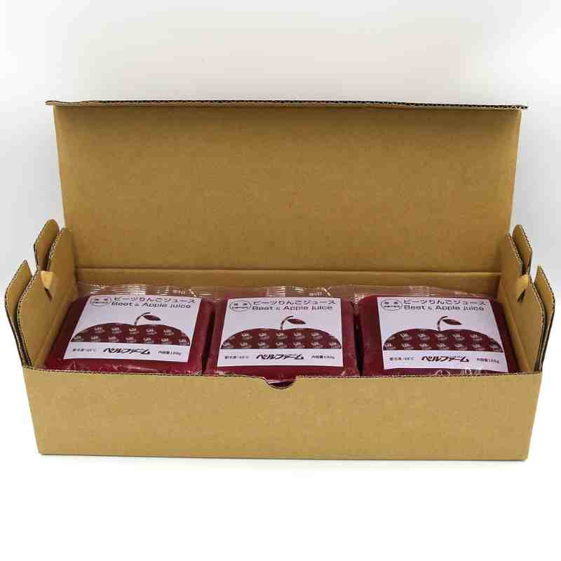 すり搾りビーツリンゴ(100g×15パック)<国産ビーツ・国産りんご・冷凍>_s23