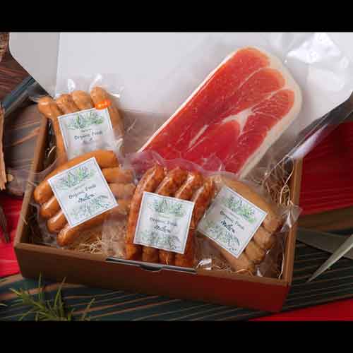 中山道ハム 無添加ハム・ソーセージ(5種・5袋)生ハム入りセット_s25