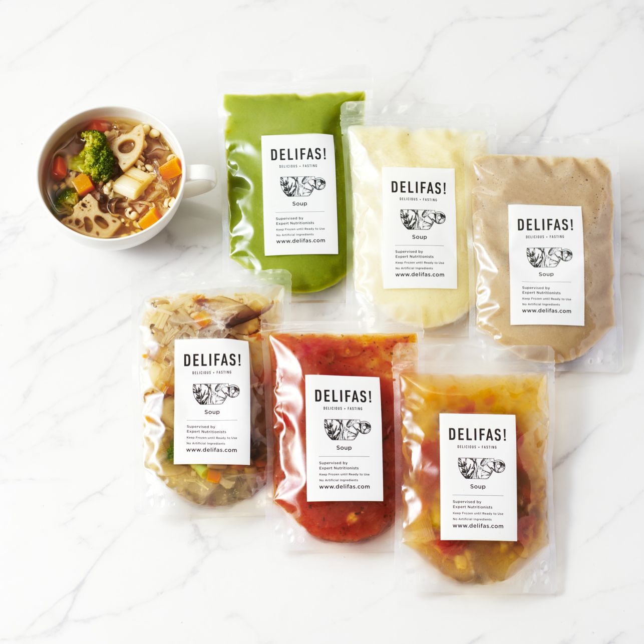 【2/12終売】季節限定リセットスープ<br>６点セット