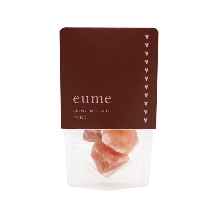 クォーツバスソルト<br>コーラル トライアル ハートデザイン３回分