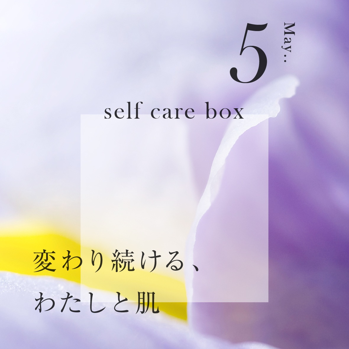 【4月30日お届け】<br>セルフケアBOX