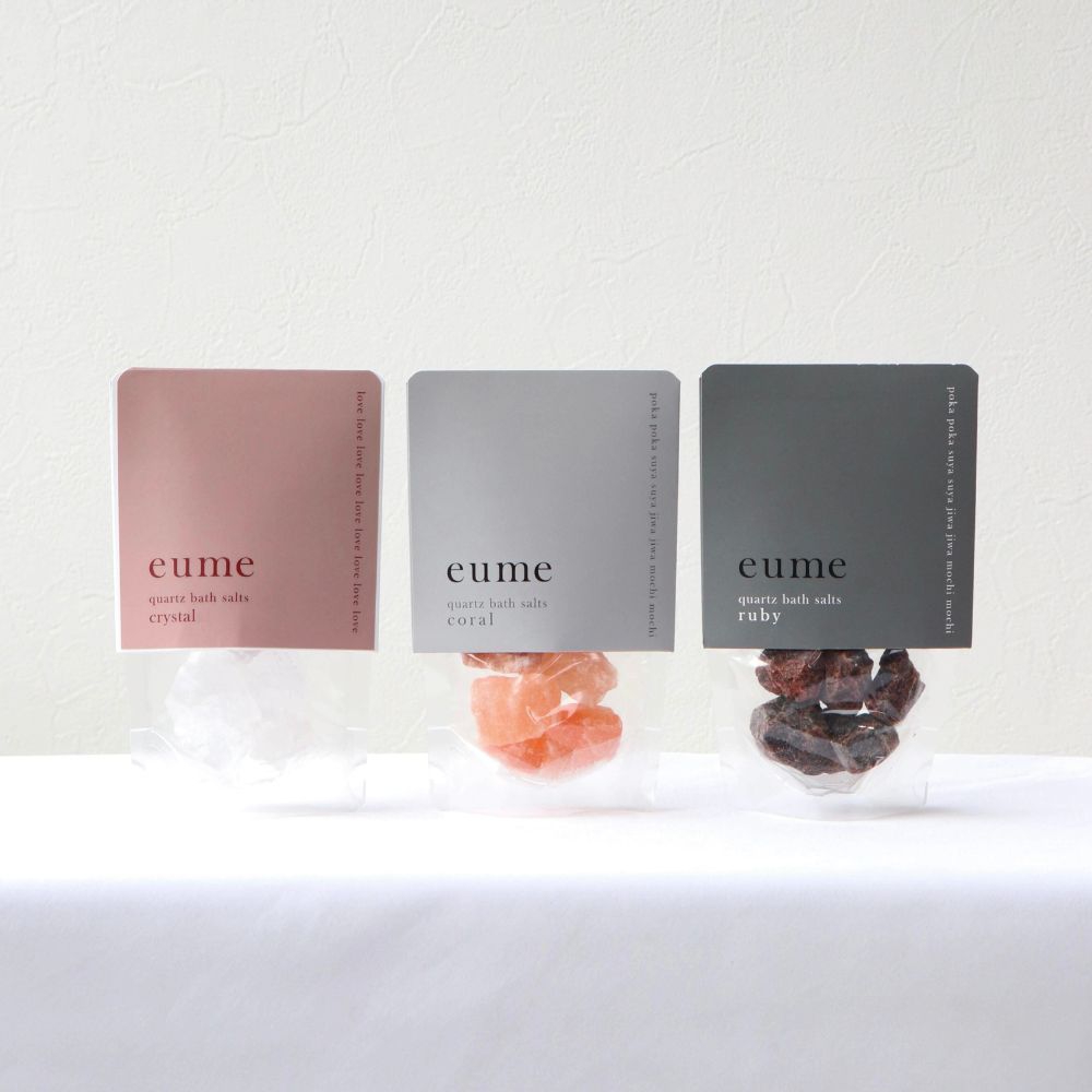 クォーツバスソルト<br>3色ギフトバッグ(9回分)