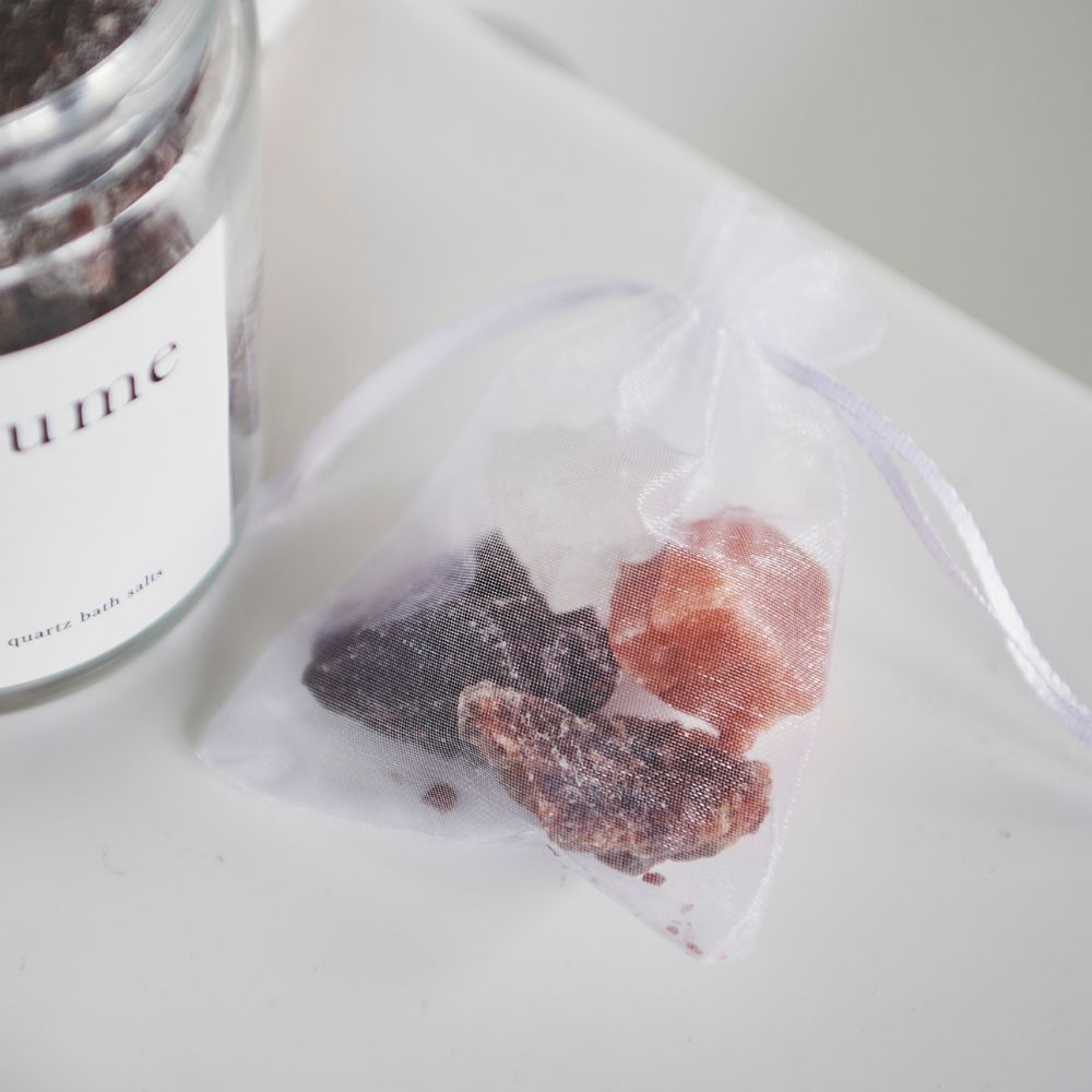 クォーツバスソルト<br>3色ギフトバッグ(9回分)