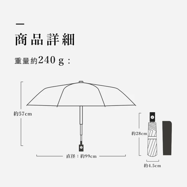 完全遮光日傘