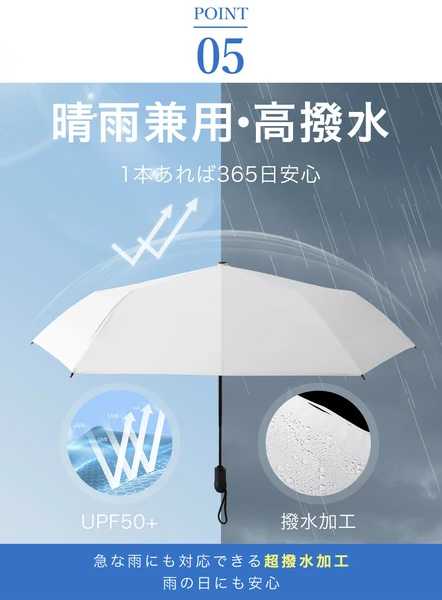 完全遮光日傘