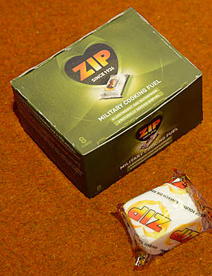 スタンダード ブランズ【ZIP】ジップ ミリタリー固形燃料【1箱（8個入