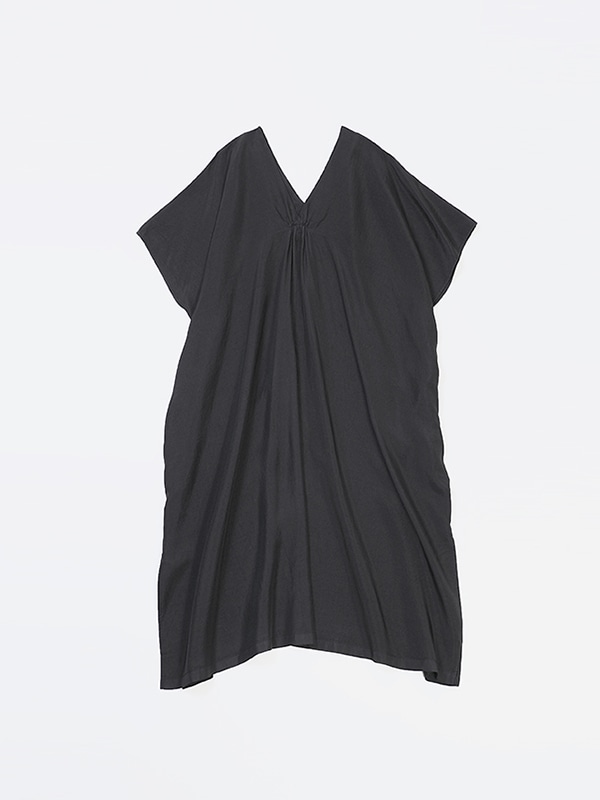 evam eva｜cupro silk poncho｜ladies