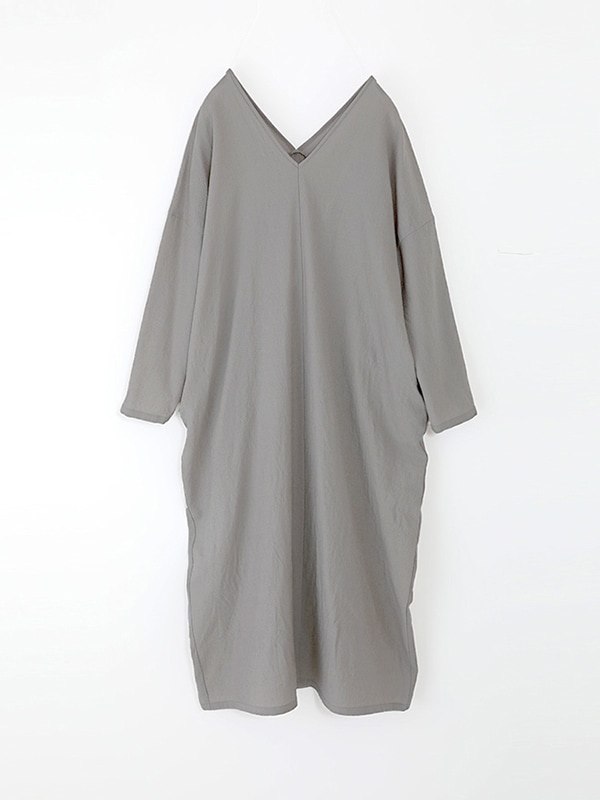 wool v neck one-piece