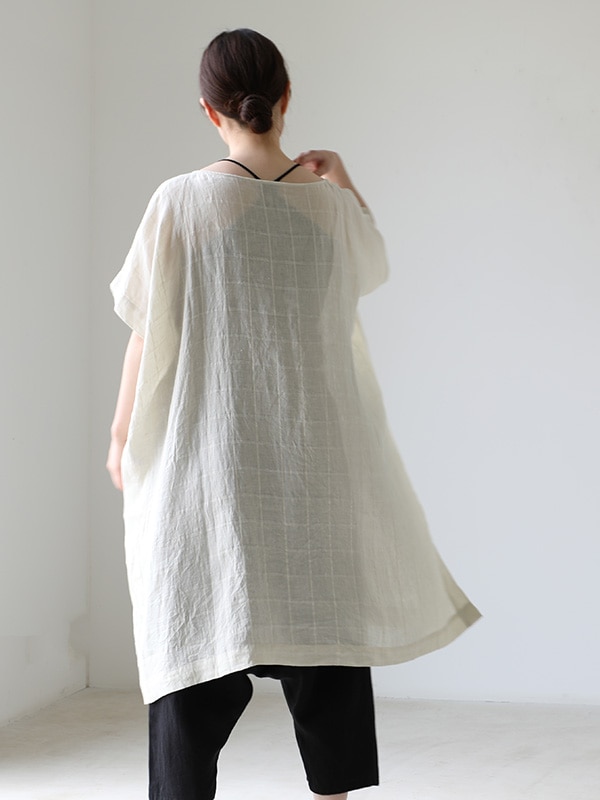 evam eva linen poncho(リネンポンチョ) sumi evam eva エヴァムエヴァ リネンシルクポンチョ linen silk