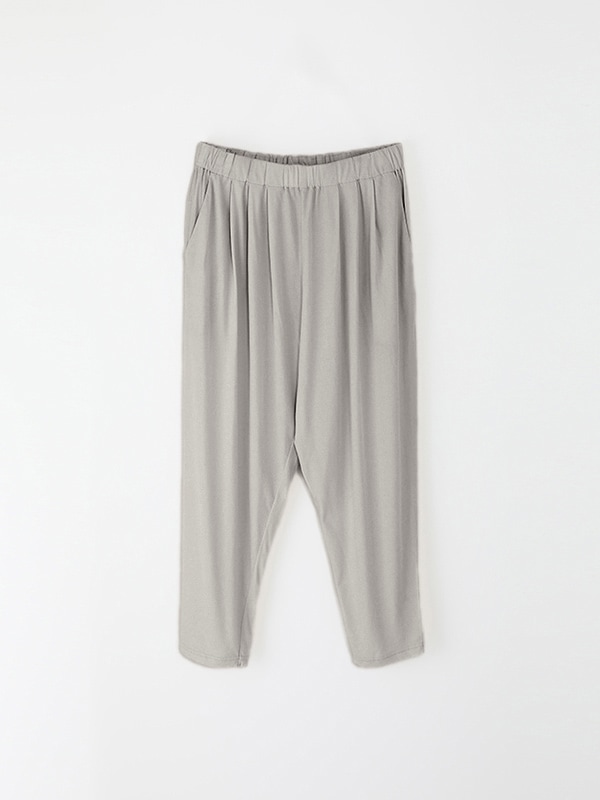 evameva (エヴァムエヴァ) cotton cropped pants / コットン