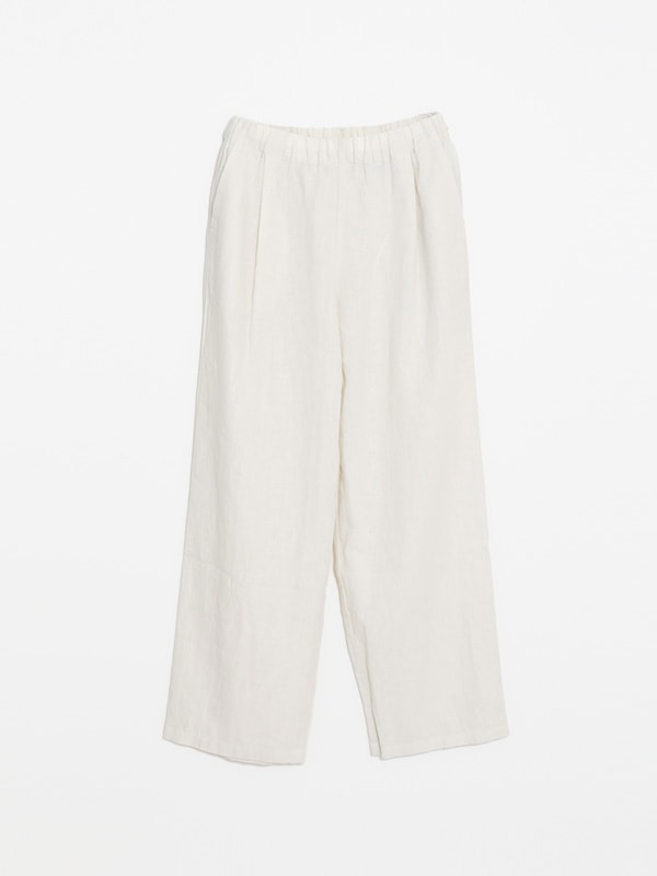 【evam eva】cotton sarrouel pants エクリュ All products - vendor-evam-eva - vendor-evam-eva