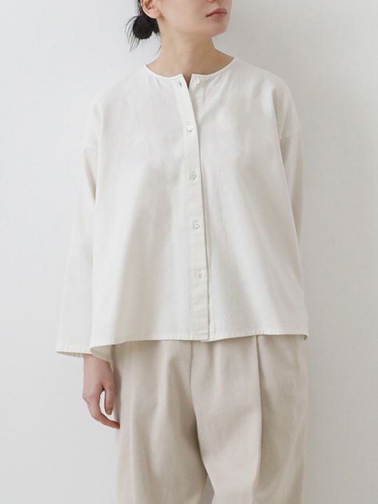 evam eva hemp wool linen 羽織り evam eva｜linen cotton robe