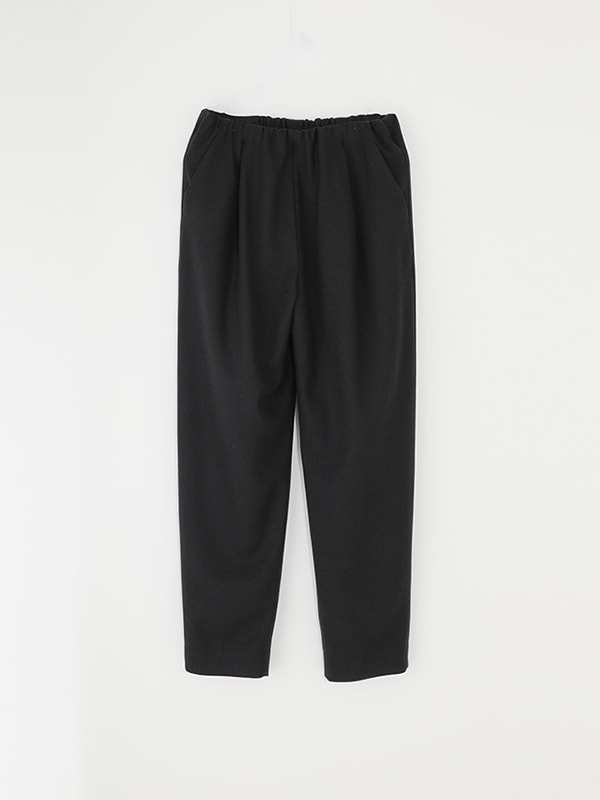 wool tuck pants