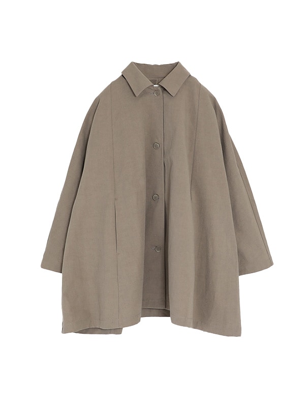 evam eva｜cotton hemp short coat｜ladies',outer