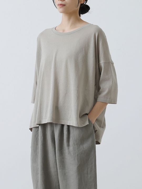 evam eva エヴァムエヴァ ピュアカシミア100 サイズ2 ダークグレー evam eva｜ladies'