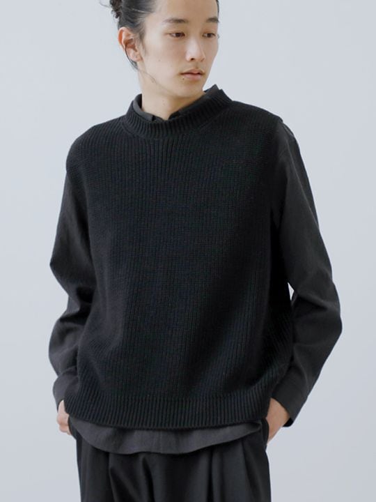 wool cotton aze vest [men's]