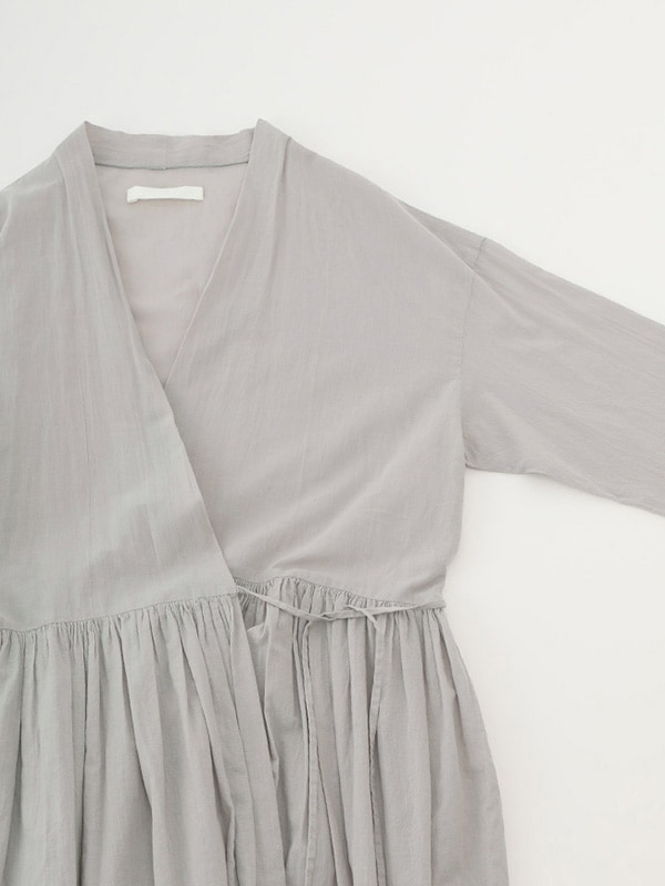 evam eva｜cotton gathered robe｜ladies',tops