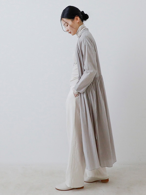 【新品タグ付】evam eva flannel cotton wool robe 新品タグ付】evam eva flannel cotton wool robe evam eva