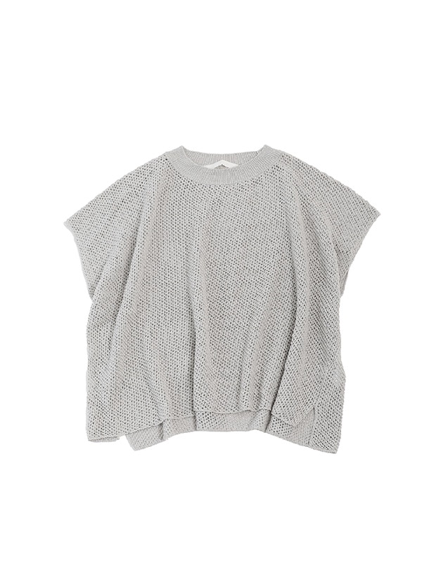 美品evam eva シルク100% ドライシルクスリーブ　ニット　ベスト evam eva｜dry silk vest ｜ladies',tops