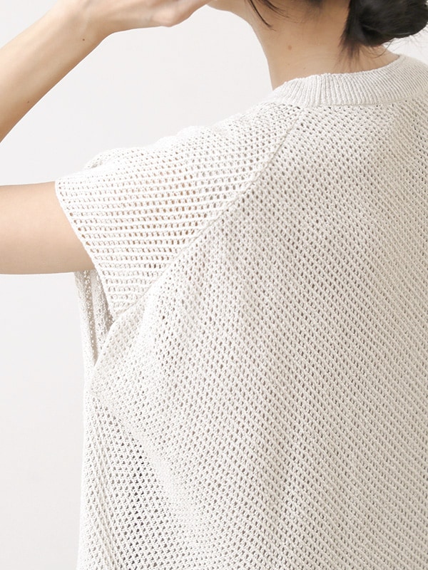 evam eva｜dry silk vest ｜ladies',tops
