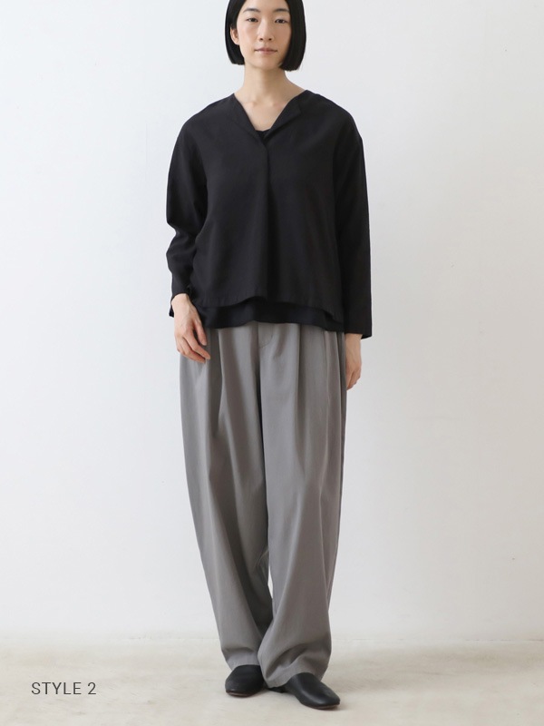 cotton volume pants [men's]