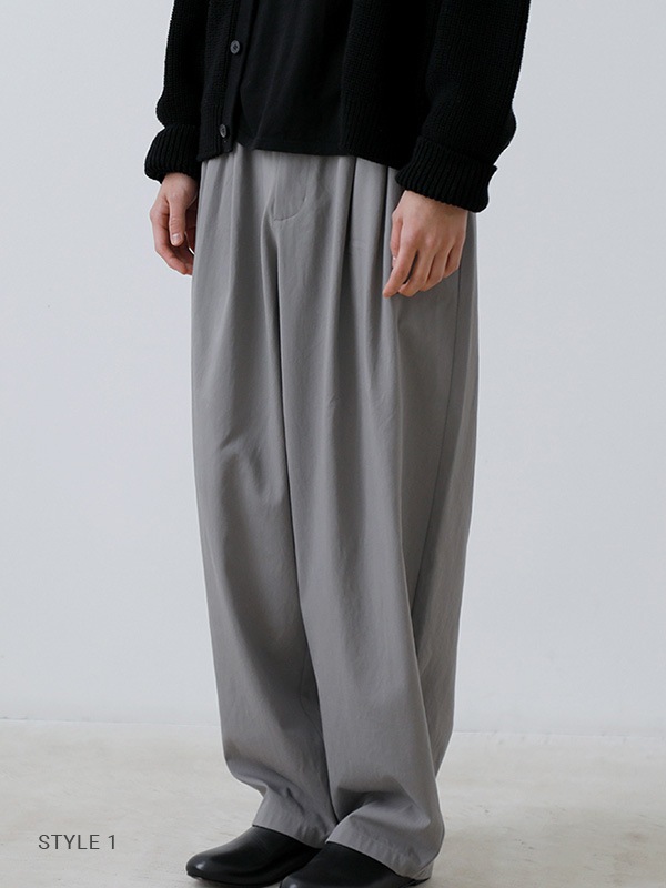cotton volume pants [men's]